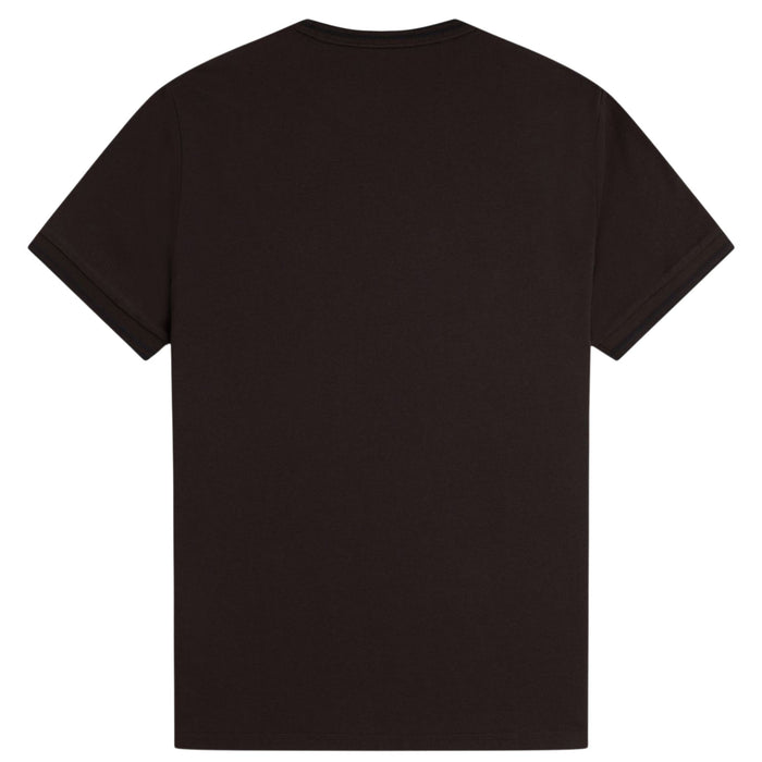 Fred Perry Twin Tipped T-Shirt - Rich Brown