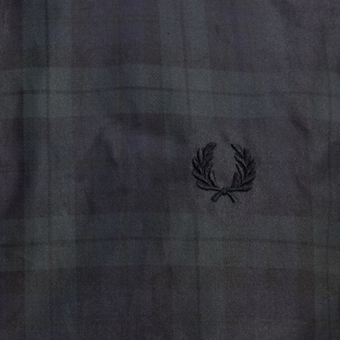 Fred Perry Waxed Harrington Jacket - Blackwatch