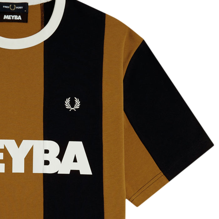 Fred Perry x Meyba T-Shirt - Dark Caramel