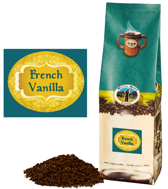 French Vanilla Ground Coffee | Mystic Monk Coffee