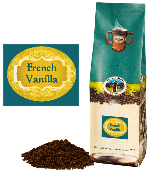 French Vanilla Ground Coffee | Mystic Monk Coffee