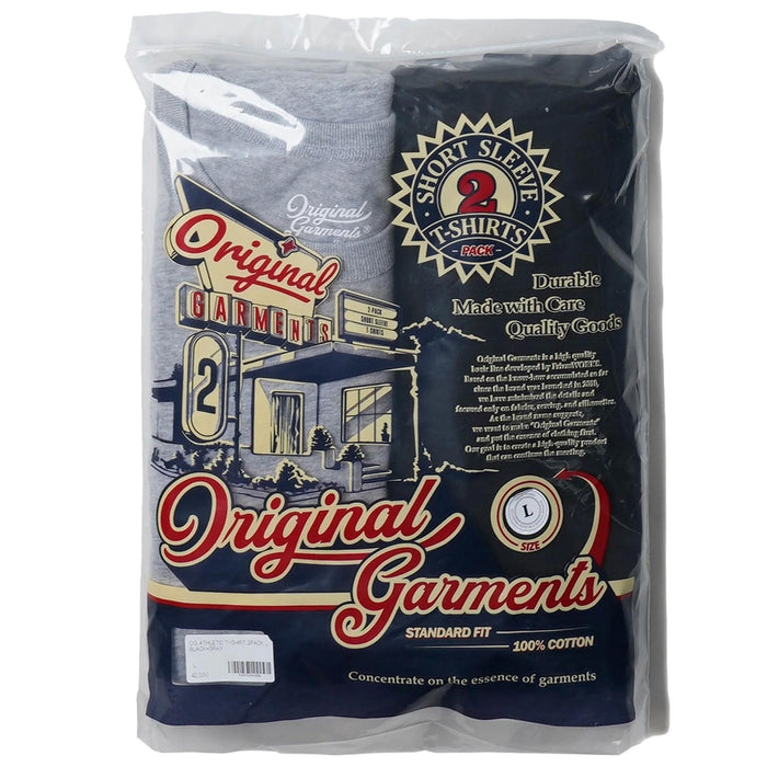 FrizmWORKS 2 Pack OG Athletic T-Shirts - Black and Grey