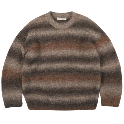 FrizmWORKS Gradation Boucle Knit - Brown