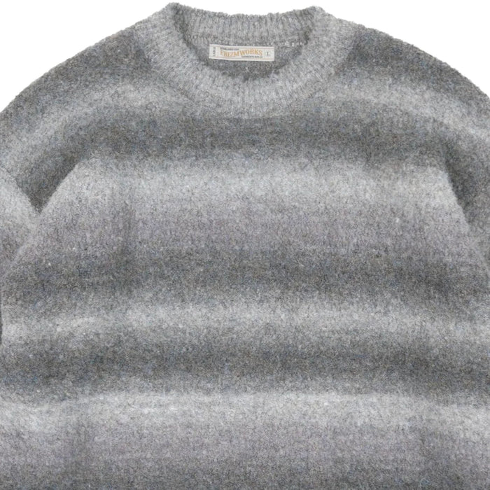 FrizmWORKS Gradation Boucle Knit - Gray