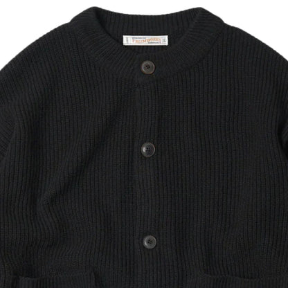 FrizmWORKS Heavy Wool Round Cardigan - Black