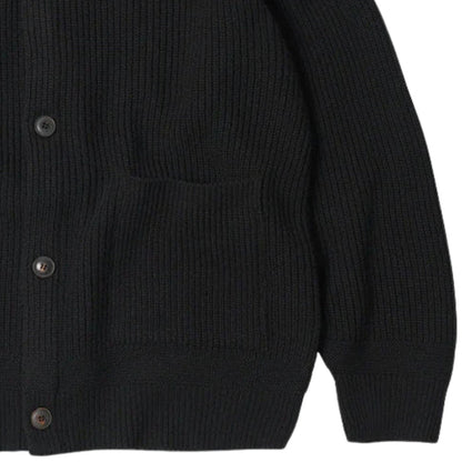 FrizmWORKS Heavy Wool Round Cardigan - Black
