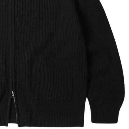 FrizmWORKS Wool Deck Zip Up Cardigan - Black