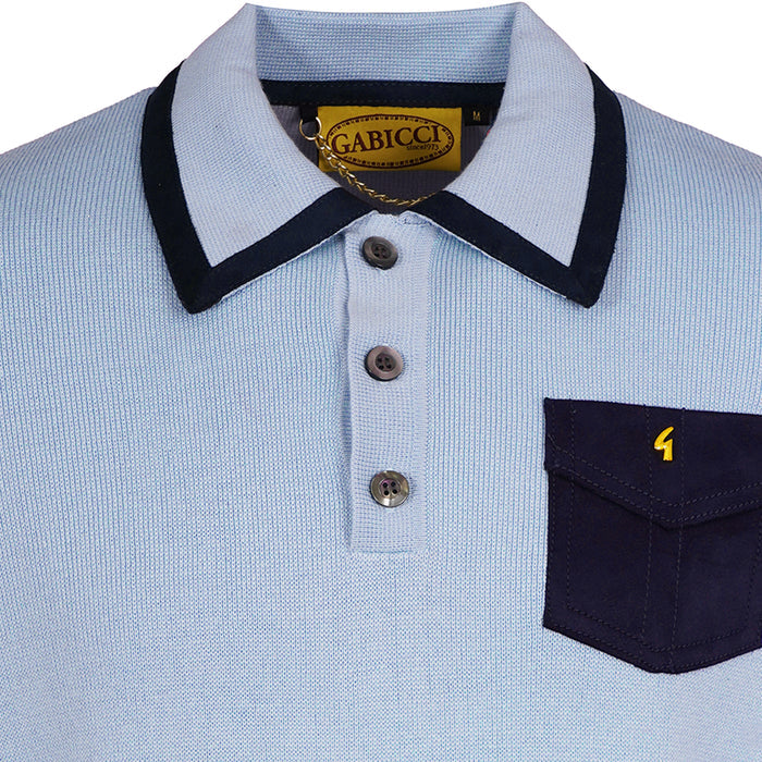 Gabicci Vintage x Stuarts Jarvis Polo Shirt - Sky