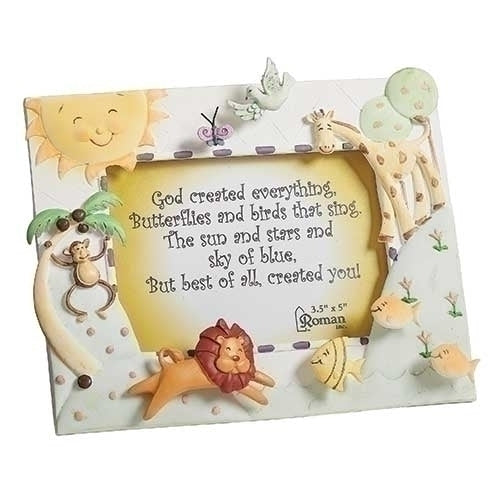 God Created Everything Frame 6"H
