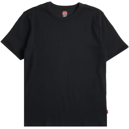 Healthknit Heavyweight Rib Crew T-Shirt - Black
