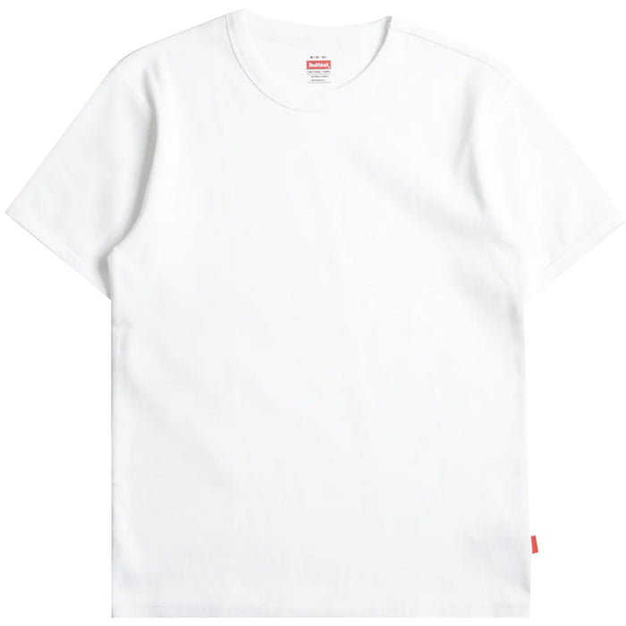 Healthknit Heavyweight Rib Crew T-Shirt - White