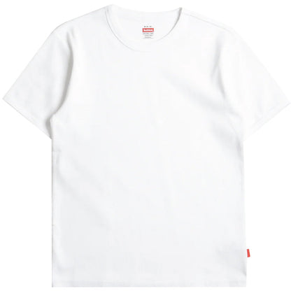 Healthknit Heavyweight Rib Crew T-Shirt - White