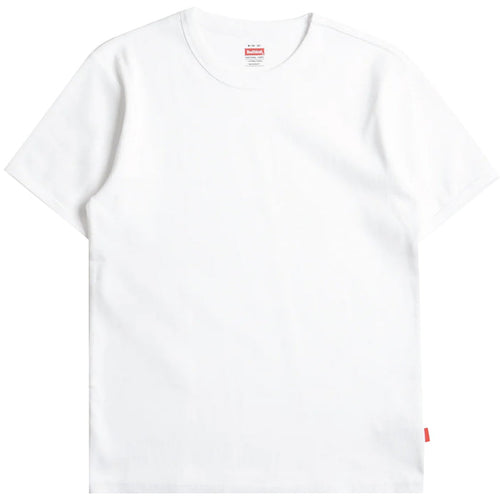 Healthknit Heavyweight Rib Crew T-Shirt - White