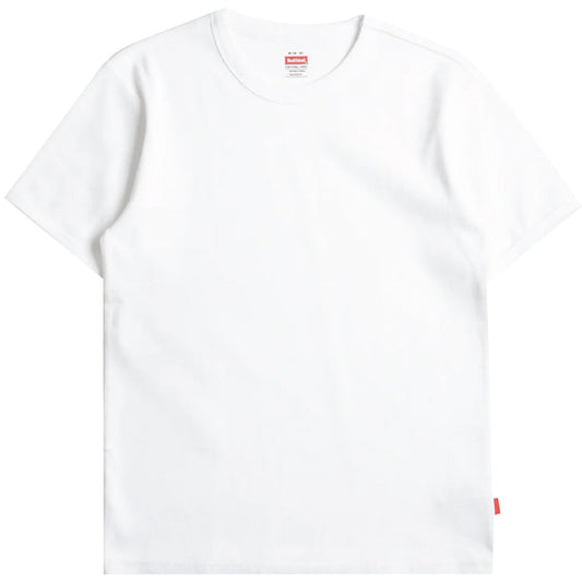 Healthknit Heavyweight Rib Crew T-Shirt - White