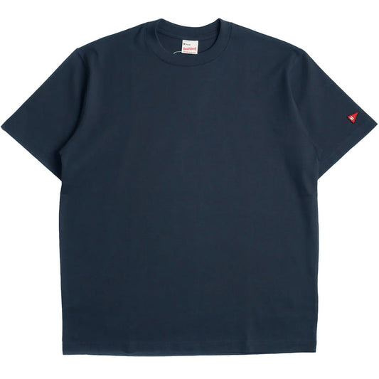 Healthknit Open-End Dry Jersey Crewneck T-Shirt - Navy