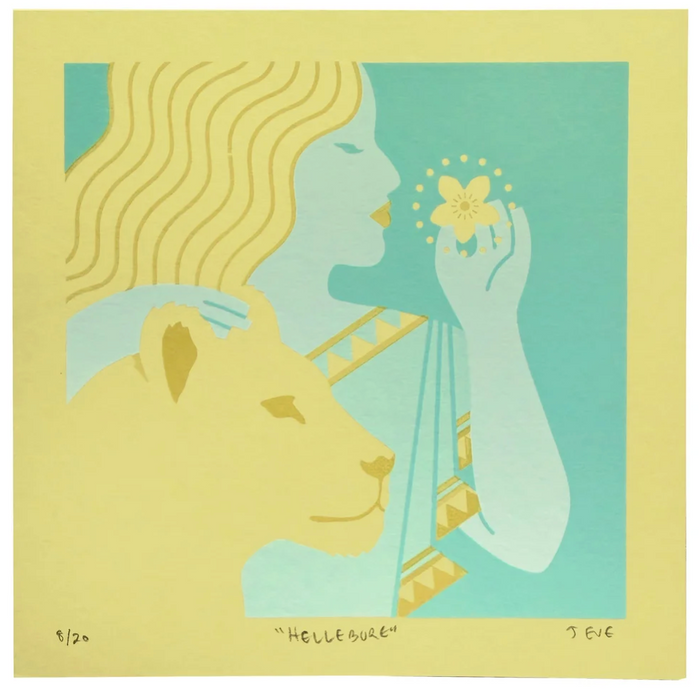 "Hellebore" Limited-Edition Screen Print