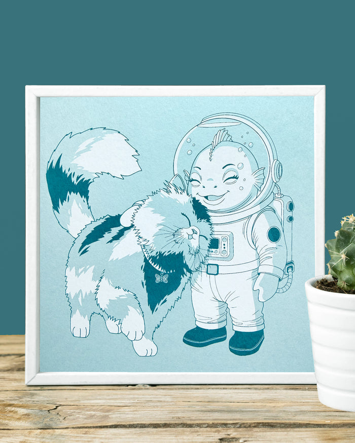 "Hi Zev!" Screen Print