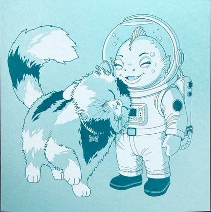 "Hi Zev!" Screen Print