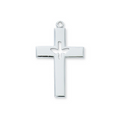 Holy Spirit Cross Necklace 24" Chain