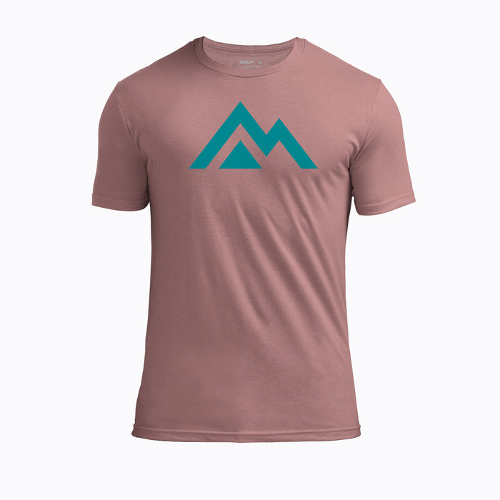 The REP Fitness Icon Tri-Blend Crew T-Shirt in Heather Lavender front