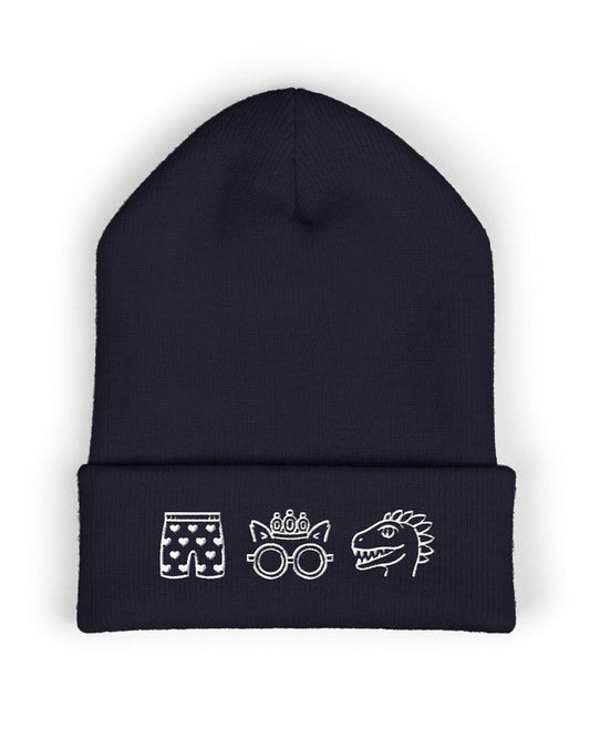 Icons Embroidered Beanie