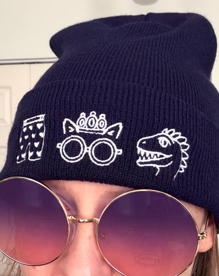 Icons Embroidered Beanie