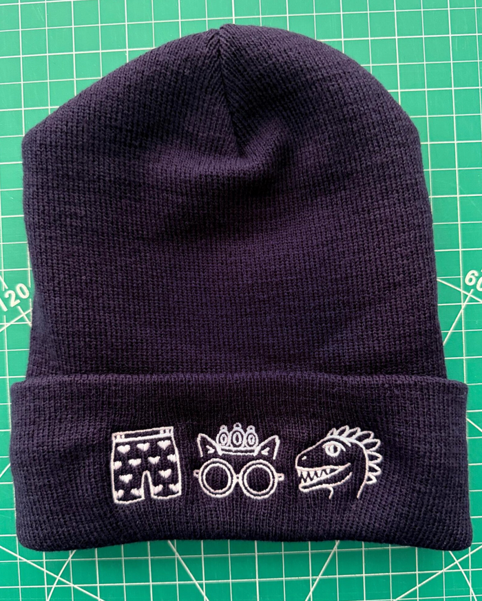 Icons Embroidered Beanie