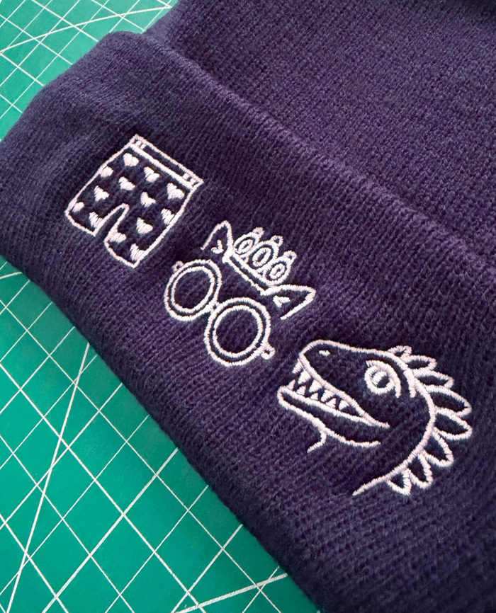 Icons Embroidered Beanie