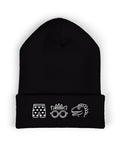 Icons Embroidered Beanie