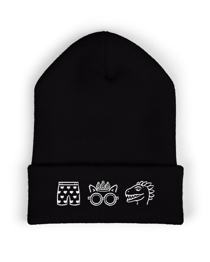 Icons Embroidered Beanie