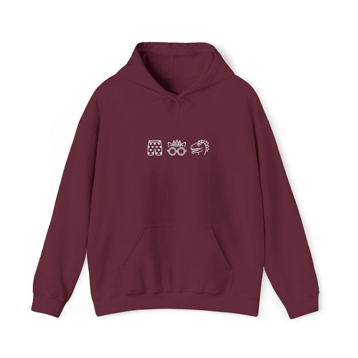 Icons Embroidered Hoodie