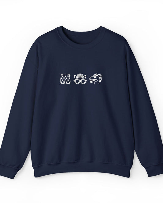 Icons Embroidered Sweatshirt