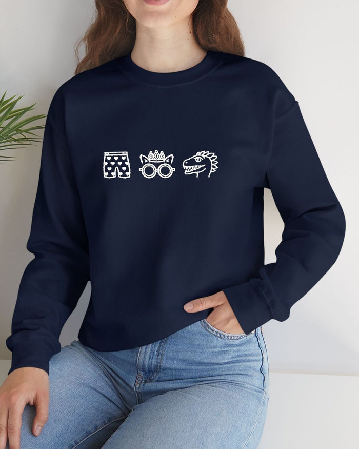 Icons Embroidered Sweatshirt
