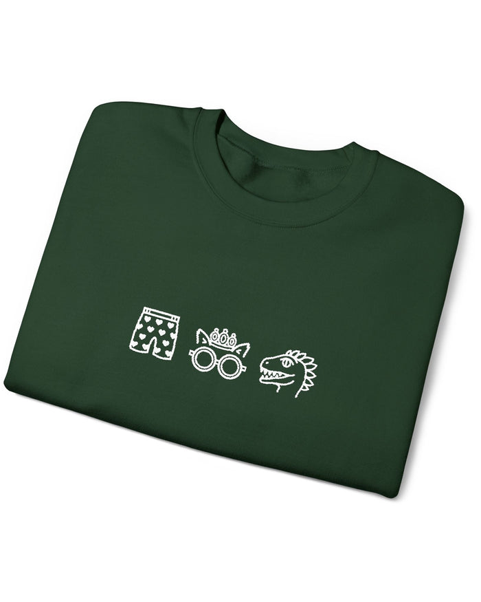 Icons Embroidered Sweatshirt