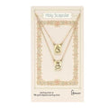 Infinity Scapular Necklace 26"L