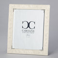 Ivory with Crystal Frame 12"H