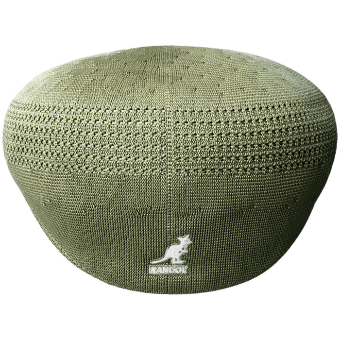 Kangol Tropic 504 Ventair Flat Cap - Oil Green