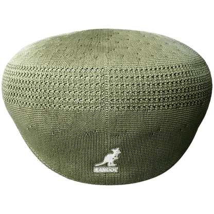 Kangol Tropic 504 Ventair Flat Cap - Oil Green