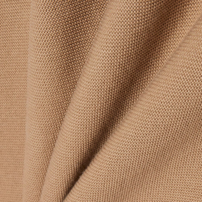 Lacoste Classic Fit Long Sleeved Knitted Polo Shirt - Brown
