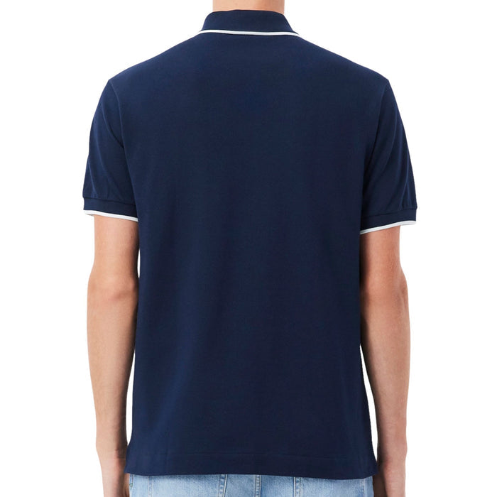 Lacoste Classic Fit Pocket Accent Polo Shirt - Navy