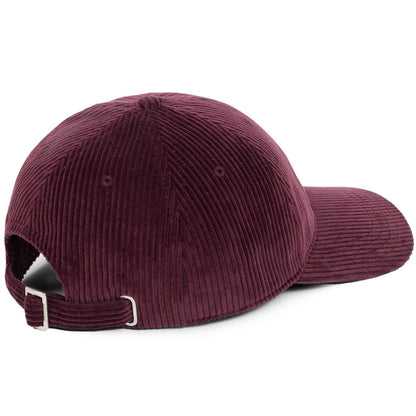 Lacoste Corduroy Cap - Dark Burgundy
