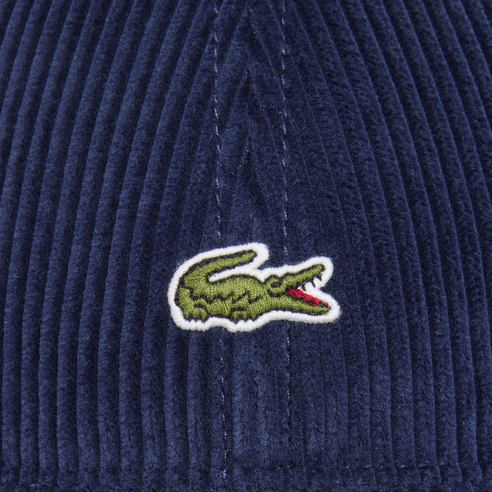 Lacoste Corduroy Cap - Midnight Blue