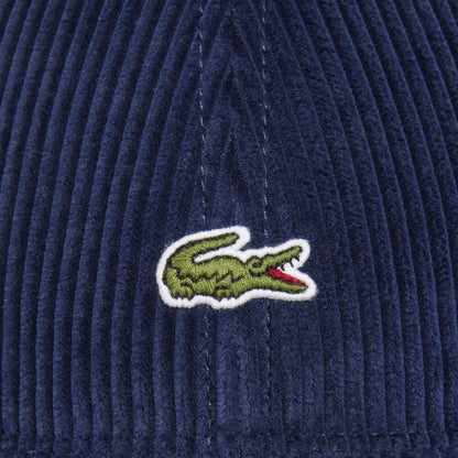 Lacoste Corduroy Cap - Midnight Blue