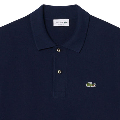 Lacoste Knitted Polo Shirt - Navy