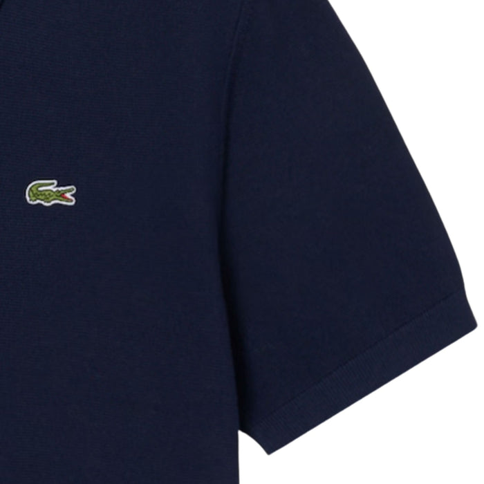 Lacoste Knitted Polo Shirt - Navy
