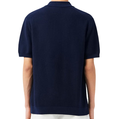 Lacoste Knitted Polo Shirt - Navy