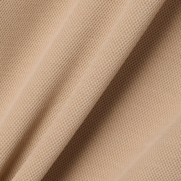 Lacoste Polo Collar Piqué Sweatshirt - Beige