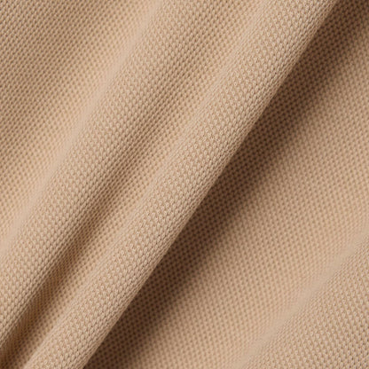 Lacoste Polo Collar Piqué Sweatshirt - Beige