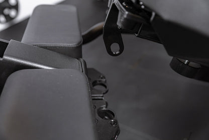 Close up of the Leg Extension & Leg Curl Bench Attachment adapter