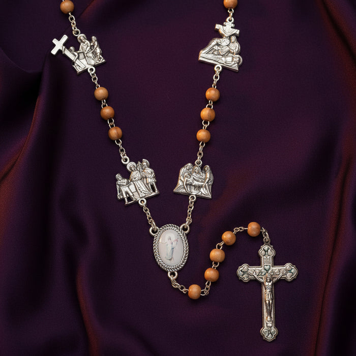 Lenten Journey Rosary - Italian Crafted Prayer Beads | Roman